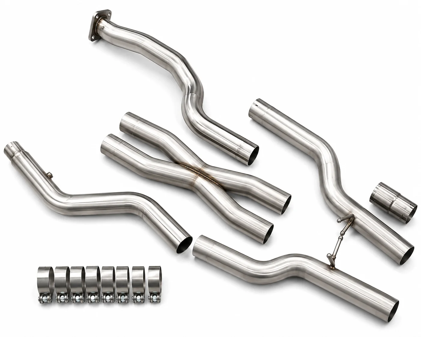 SPDZ1 Off-Road X-Pipe Kit | 2016-2024 Chevrolet Camaro SS & ZL1 | Stock Exhaust Manifolds