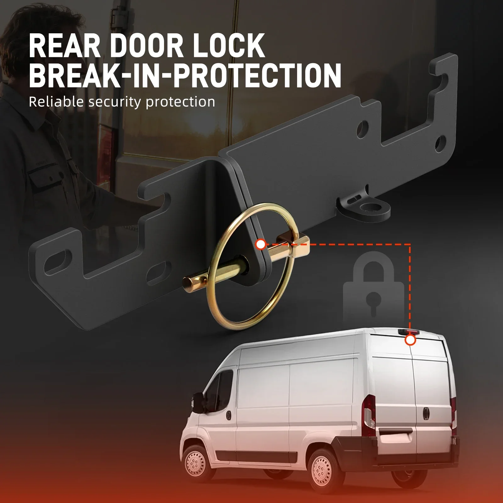 Tailgate & Driver Door Anti-Theft Lock Kit – Fiat Ducato, Peugeot Boxer & Citroen Jumper (2006+) - Image 4