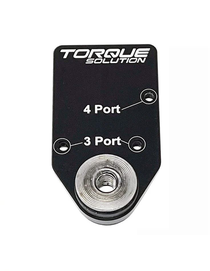 Torque Solution Billet MAC Valve Mount Bracket: Fits 3 or 4 Port MAC Solenoid Valves
