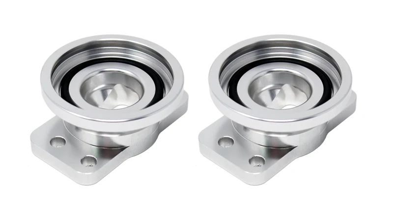 Torque Solution Dual HKS Blow Off Valve Adapter Kit: KIA Stinger 3.3T