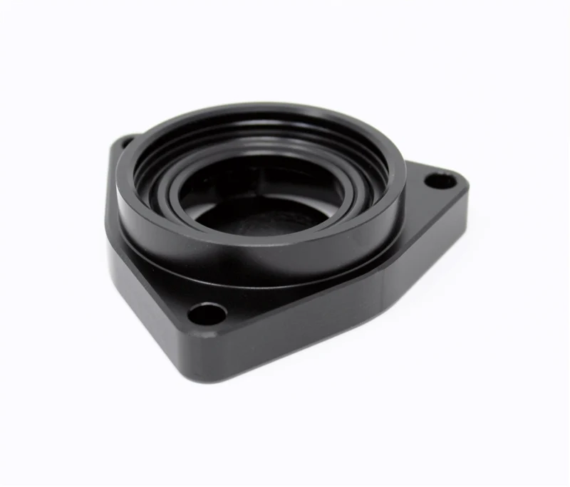 Torque Solution HKS Blow Off Valve Adapter (Black): Hyundai Genesis Coupe 2.0T 2010+