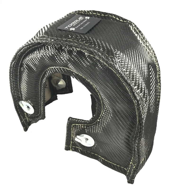 Torque Solution Thermal Turbo Blanket (Carbon Fiber): Fits T3, T3/T4, T25, T28, GT25, GT28, GT30, GT32, GT35, GT37 Turbo Back Housings