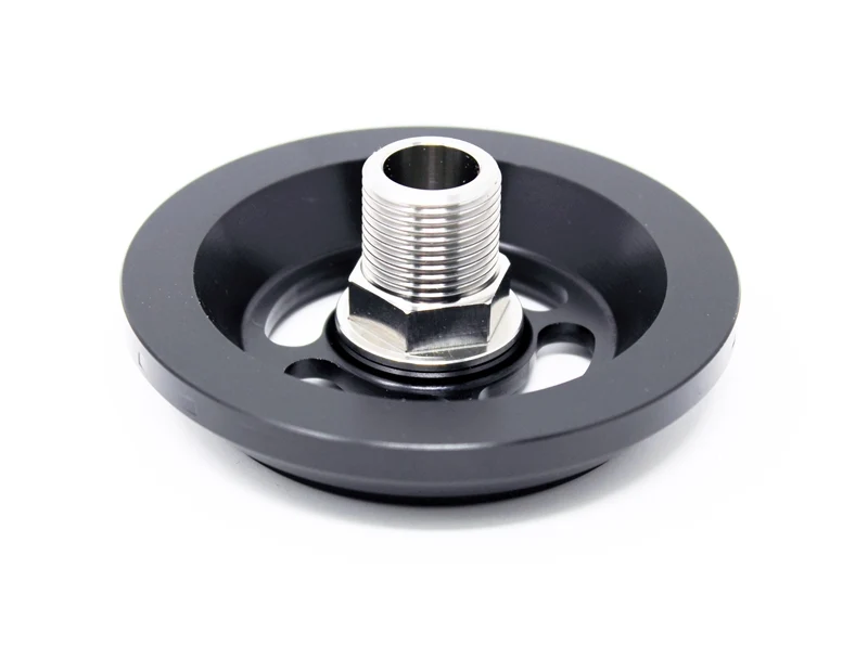 Torque Solution WIX Oil Filter Adapter: Nissan R35 GT-R VR38 w/ WIX 51060R