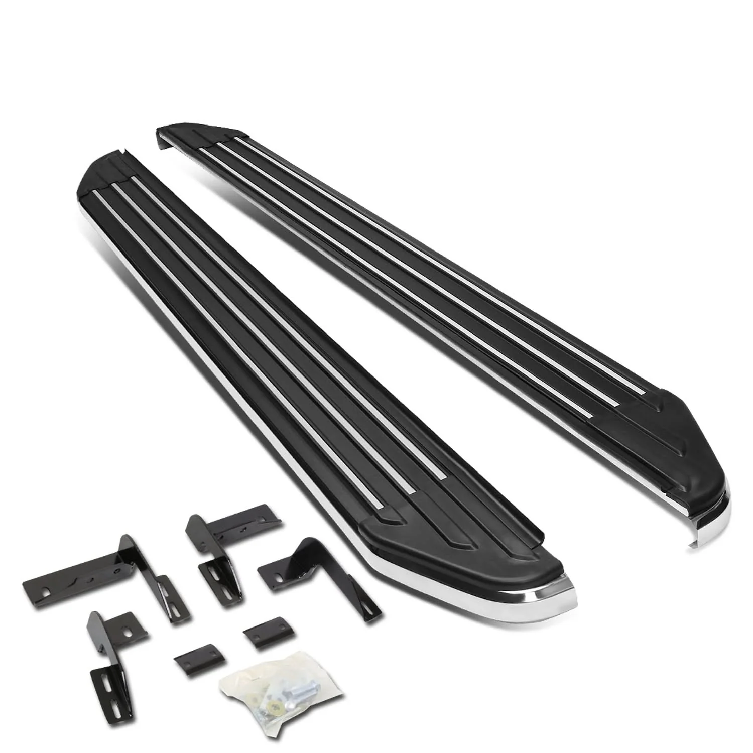 Toyota RAV4 6 Inch Aluminum Running Boards - Black - Image 2