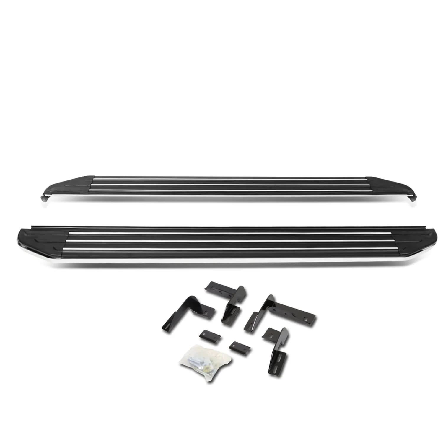 Toyota RAV4 6 Inch Aluminum Running Boards - Black - Image 3