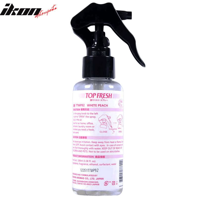 Tree Frog Natural Air Freshener White Peach Fragrance Mist Spray Car - Image 3