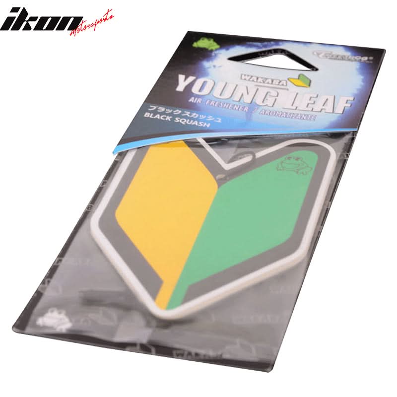 Treefrog Young Leaf Air Freshener Black Squash Scent Paper New 1 Piece - Image 3