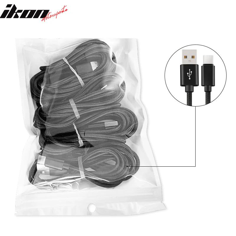 Type C USB Charge Cable Fast Charging Data Sync Cable 3Ft 6Ft 10Ft - Image 4