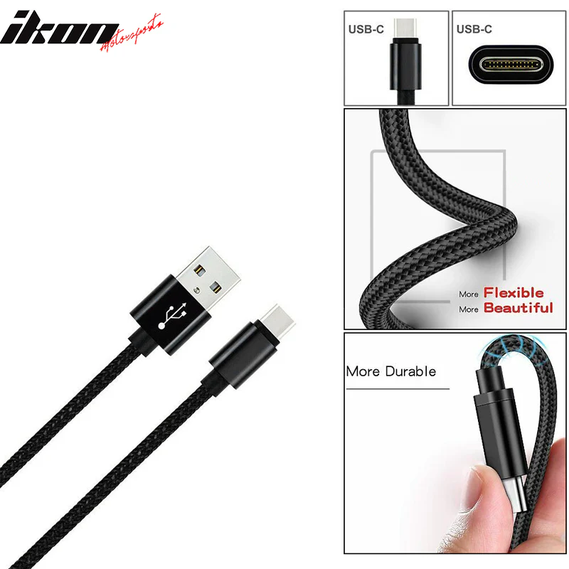 Type C USB Charge Cable Fast Charging Data Sync Cable 3Ft 6Ft 10Ft - Image 5