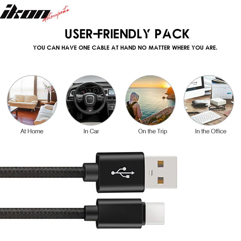 Type C USB Charge Cable Fast Charging Data Sync Cable 3Ft 6Ft 10Ft - Image 8
