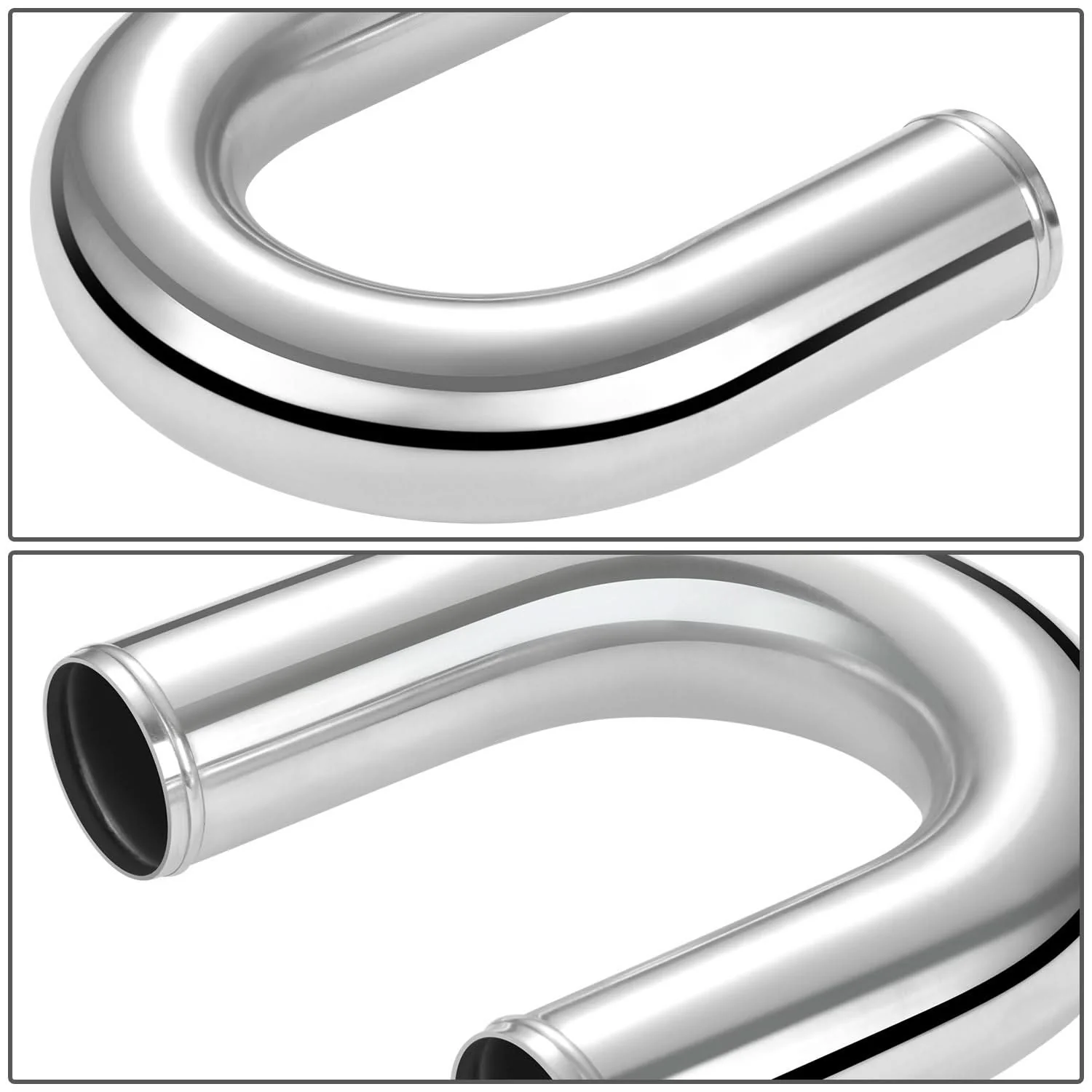 Universal 3.0" Aluminum Intercooler Piping Kit - 8 Piece Set - Image 6