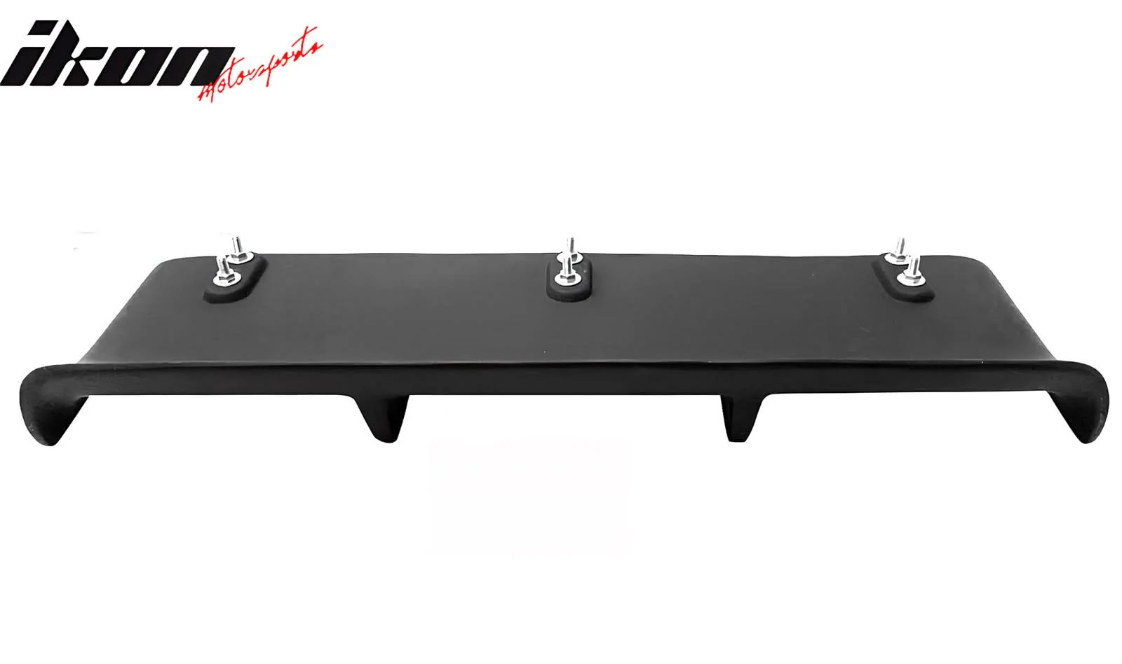 Universal 31"x9" MDA 4-Fin Rear Diffuser Valance Splitter Matte Black - Image 5