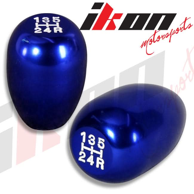 Universal 5 Speed Blue Shift Knob Shifter Manual JDM MT Gear M8X1.25 - Image 3