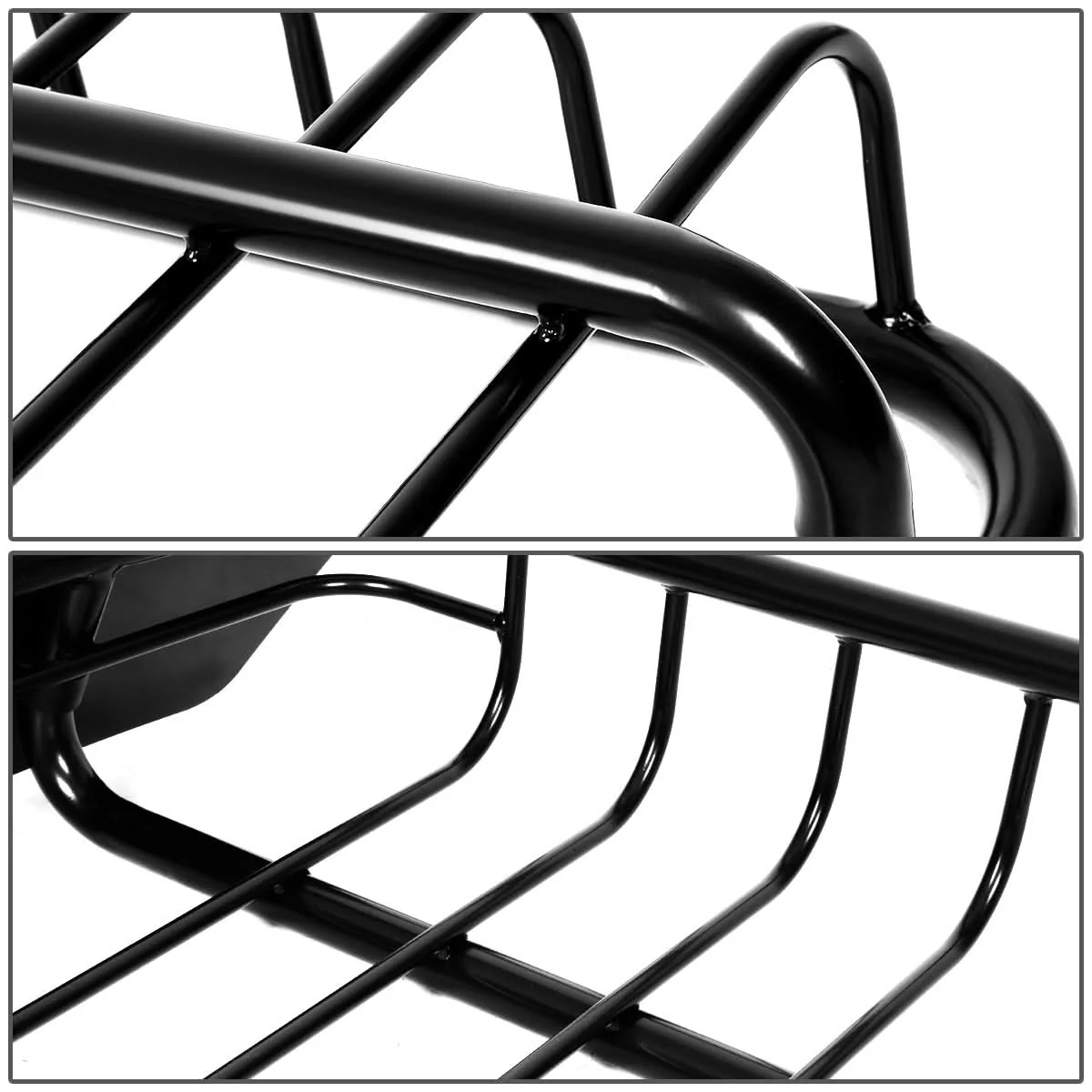 Universal 51" x 40" Steel Roof Rack Basket - Black - Image 4