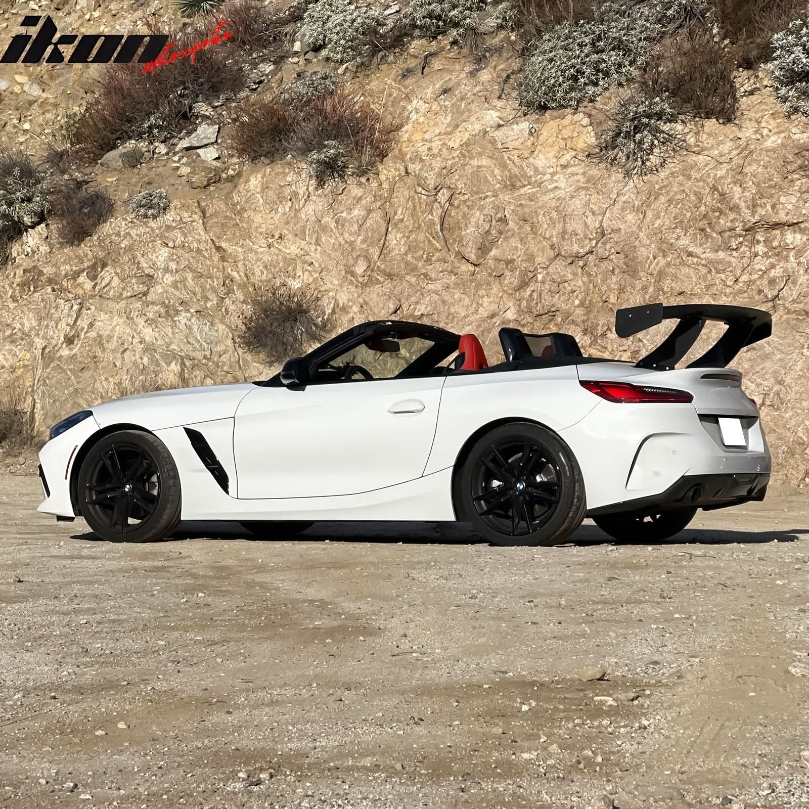 Universal 57'' GT Trunk Spoiler V1 Brackets V4A Legs + V4C Plates ABS - Image 4