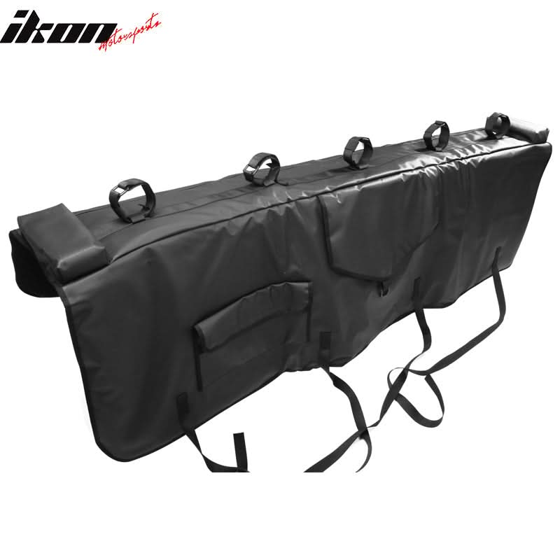 Universal 60" Pickup Tailgate Pad Cover w/ 5 Bike Racks & 1 Tool Bag - Image 5