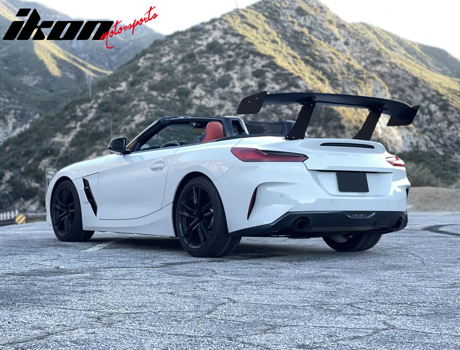 Universal 61'' GT Trunk Spoiler V1 Brackets V4C Legs + V4D Plates ABS - Image 3
