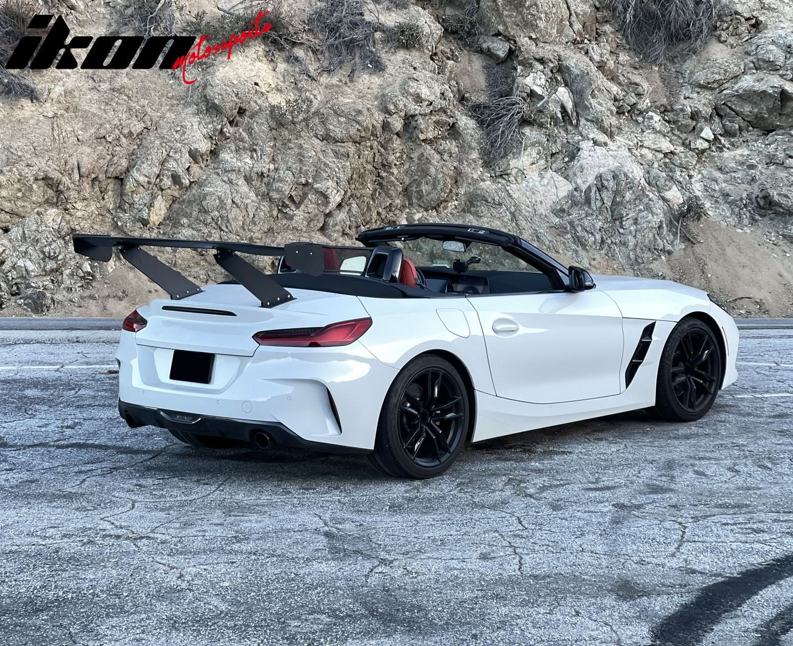 Universal 61'' GT Trunk Spoiler V1 Brackets V4D Legs + V4C Plates ABS - Image 3