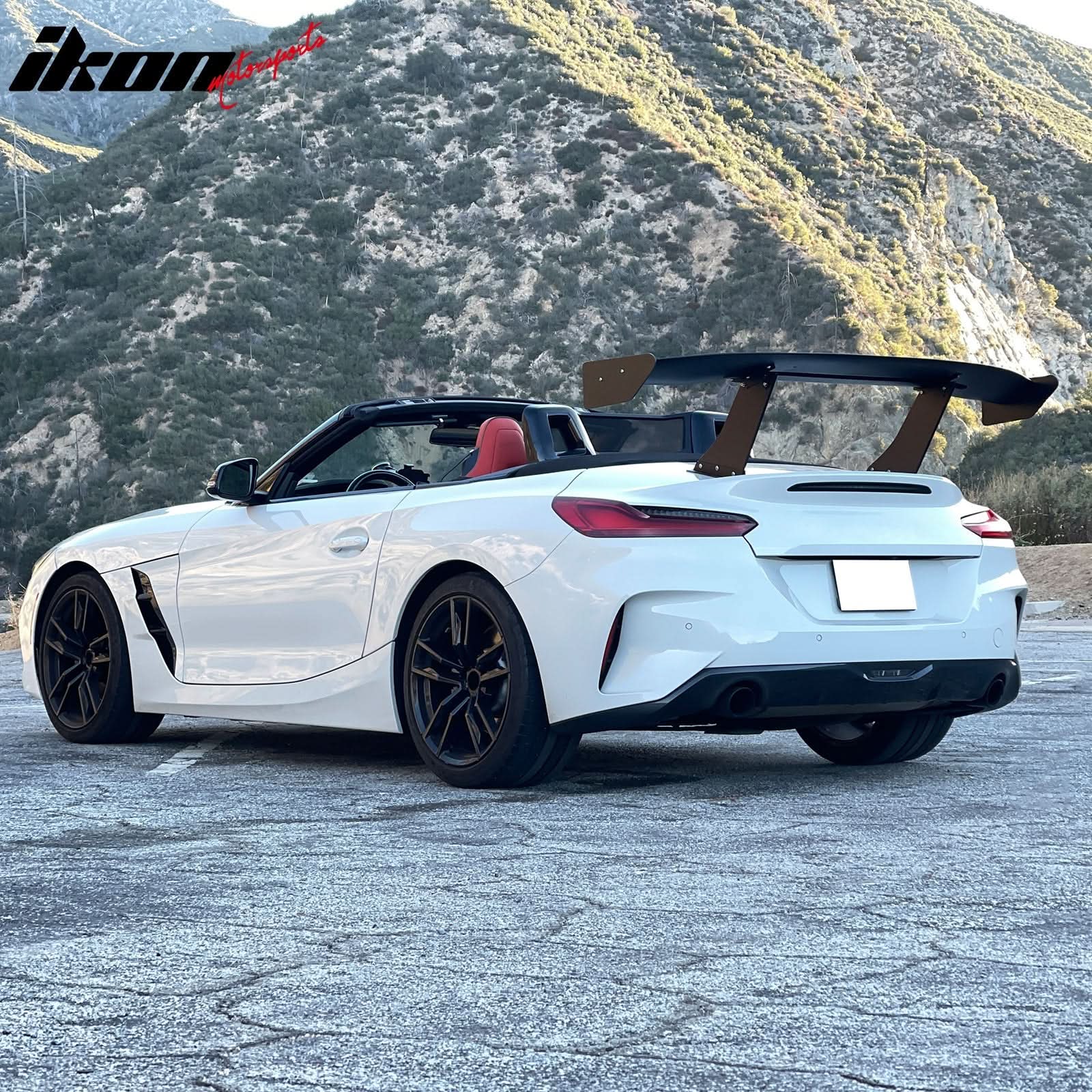 Universal 65'' GT Trunk Spoiler V1 Brackets V4C Legs + V4A Plates ABS - Image 3