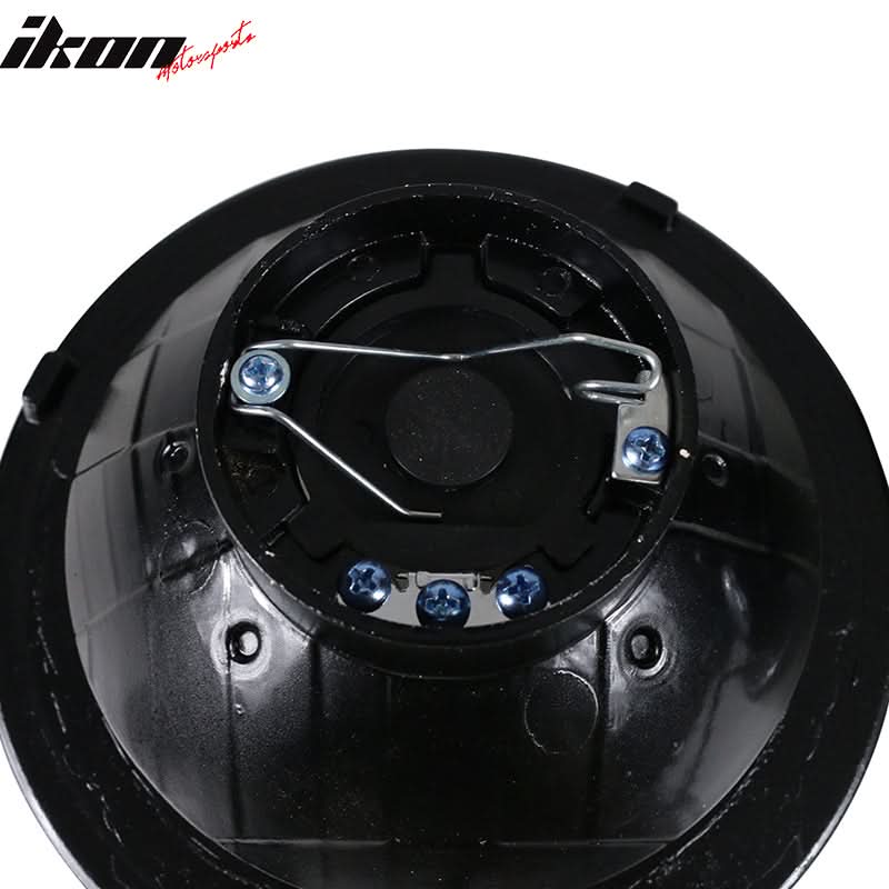 Universal 7In Round Chrome Half White Half Black RGB Halo Headlights - Image 5