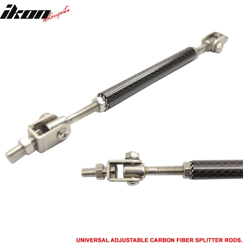 Universal Adjustable 5.5"-8" Carbon Fiber Front Lip Strut Rod Support - Image 3