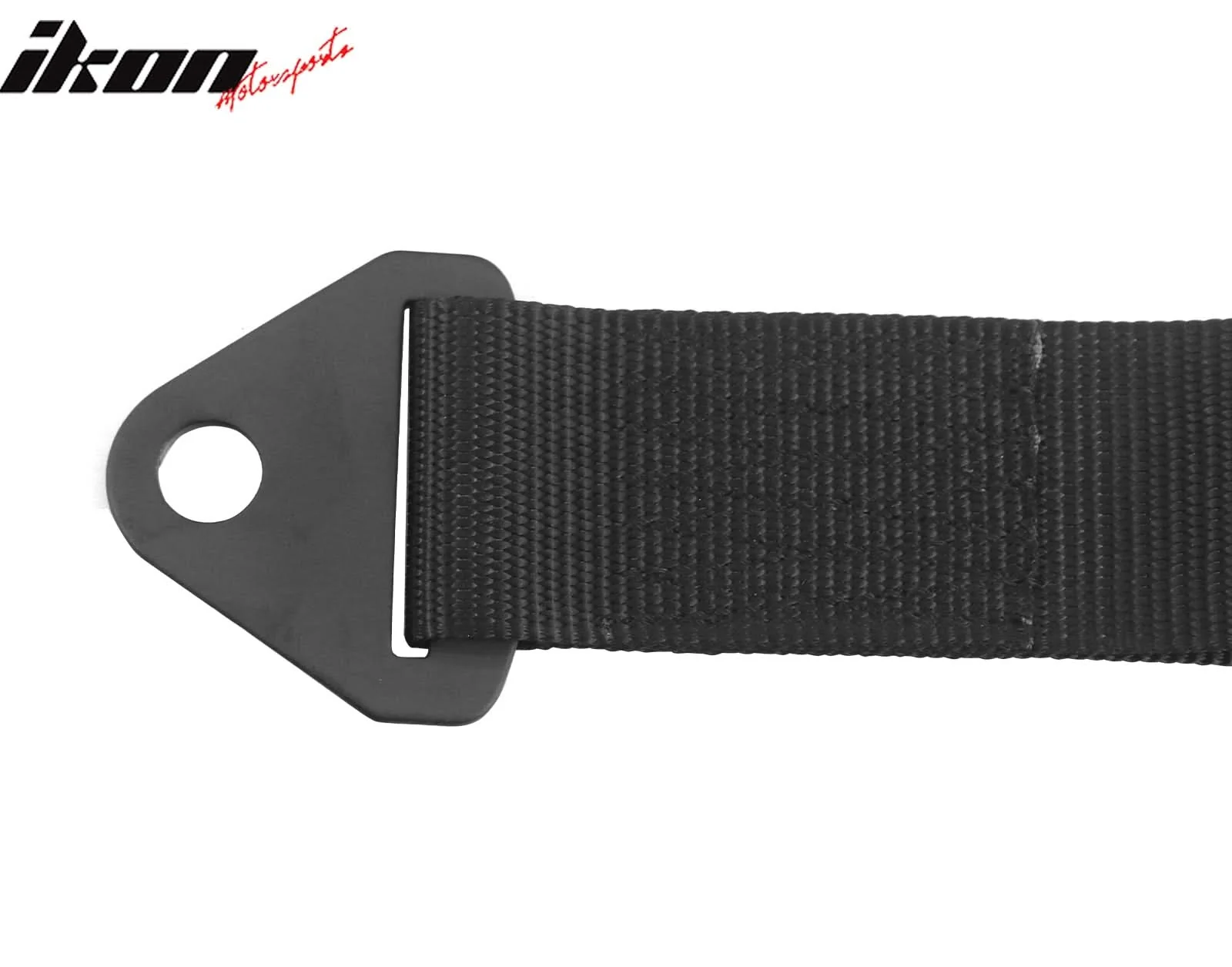 Universal Black Tow Strap Heavy Duty Decorative Belt With IKON Logo - Image 4