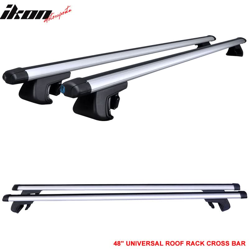 Universal Car Roof Rack Cross Bar Cargo Luggage Carrier Aluminum - Image 2