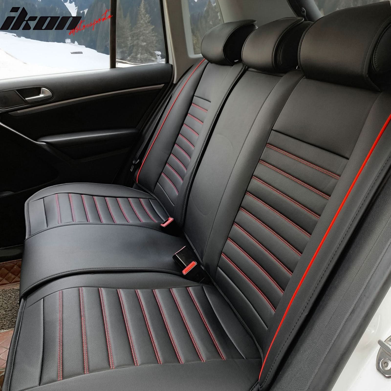 Universal Car Seat Covers Cushion Protecots PU Leather - 02 Style - Image 9