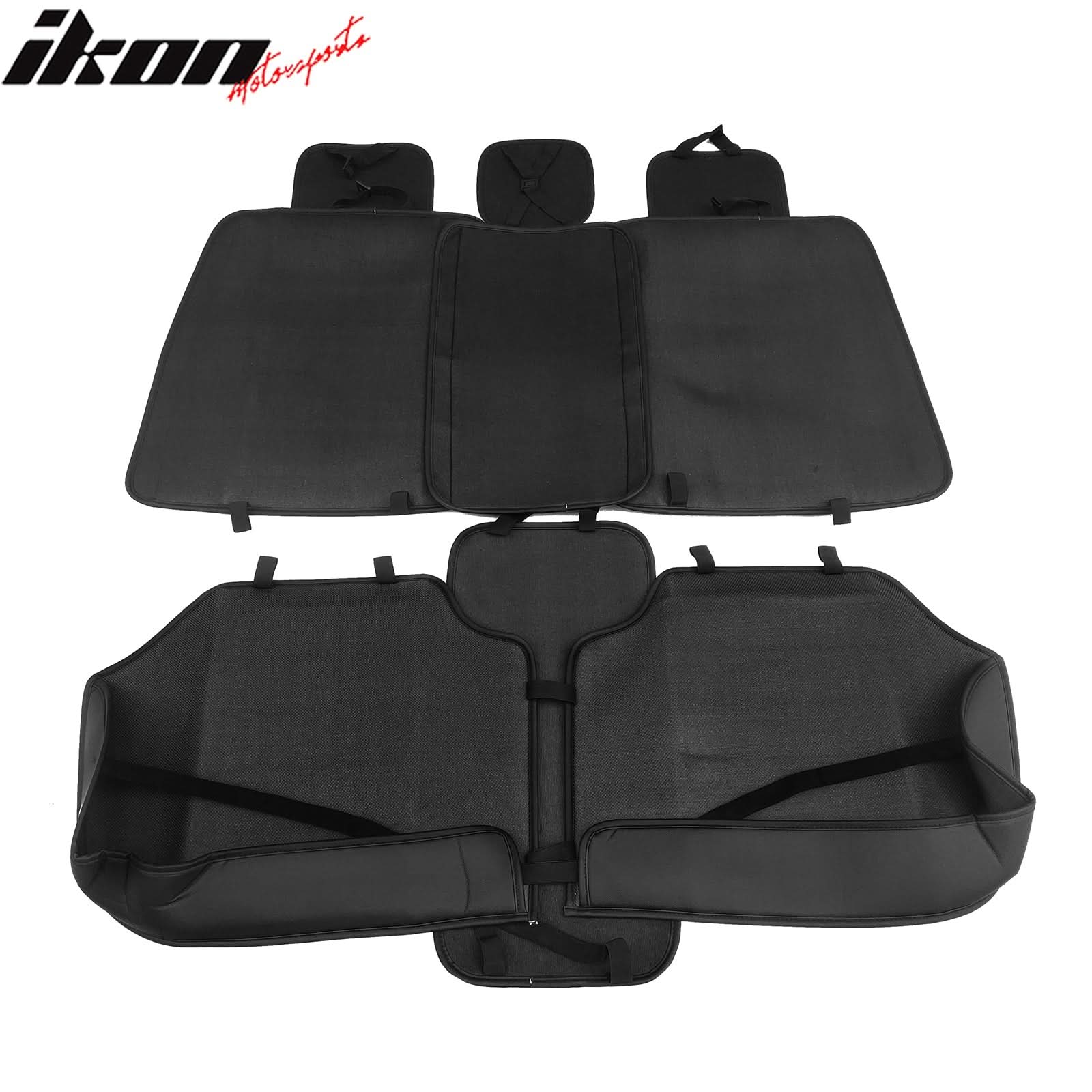 Universal Fit PU Leather Car Seat Covers Cushion Protector - 01 Style - Image 7