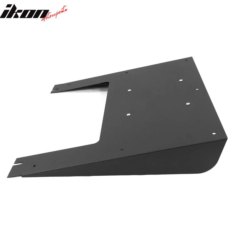 Universal Fit Rear Bumper Diffuser Lip Splitter Shark Fin V2 Aluminium - Image 4