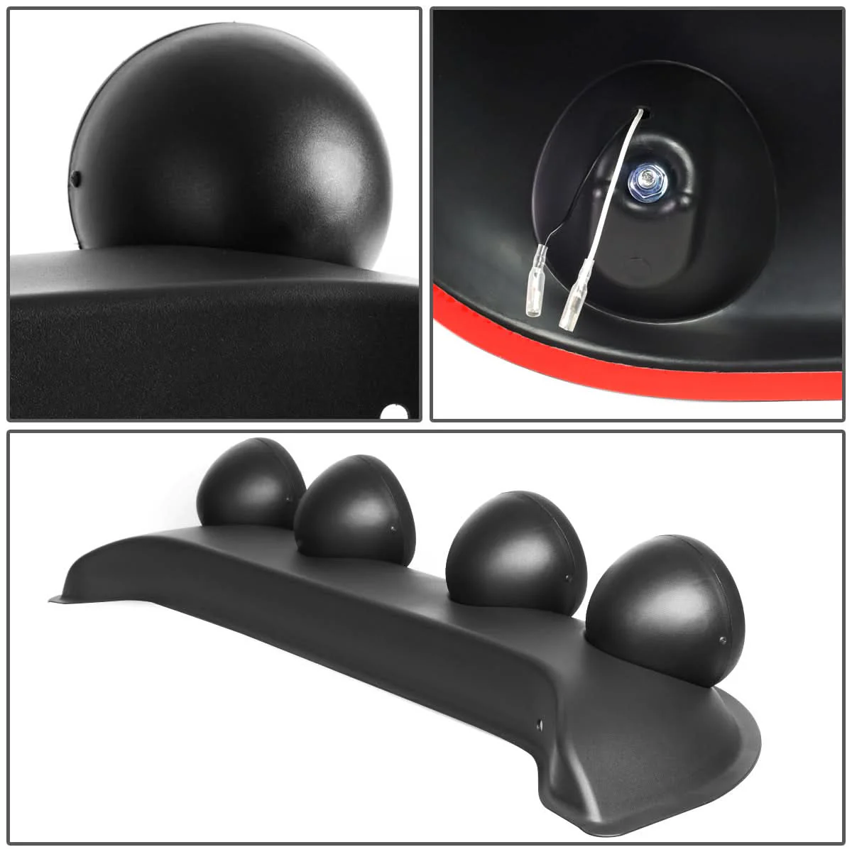 Universal Neochrome Roof Top Running Fog Lights w/ Switch H3 - Image 6