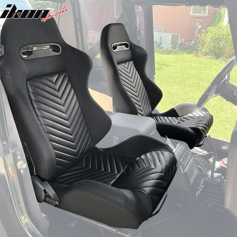 Universal Pair Reclinable Racing Seat with Dual Slider - Image 20