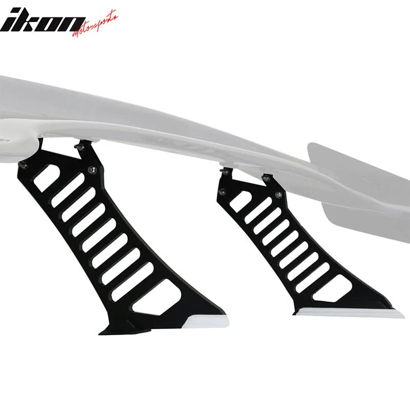 Universal Rear Trunk Spoiler Wing Legs Bracket Stand Mount Side Plate - Image 5