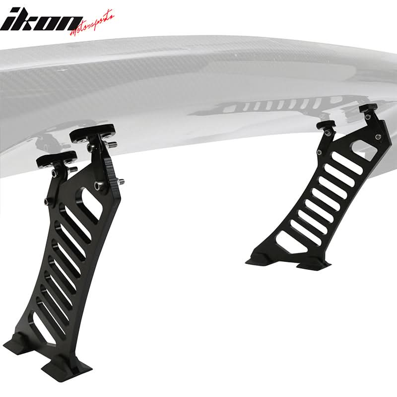 Universal Rear Trunk Spoiler Wing Legs Bracket Stand Mount Side Plate - Image 6