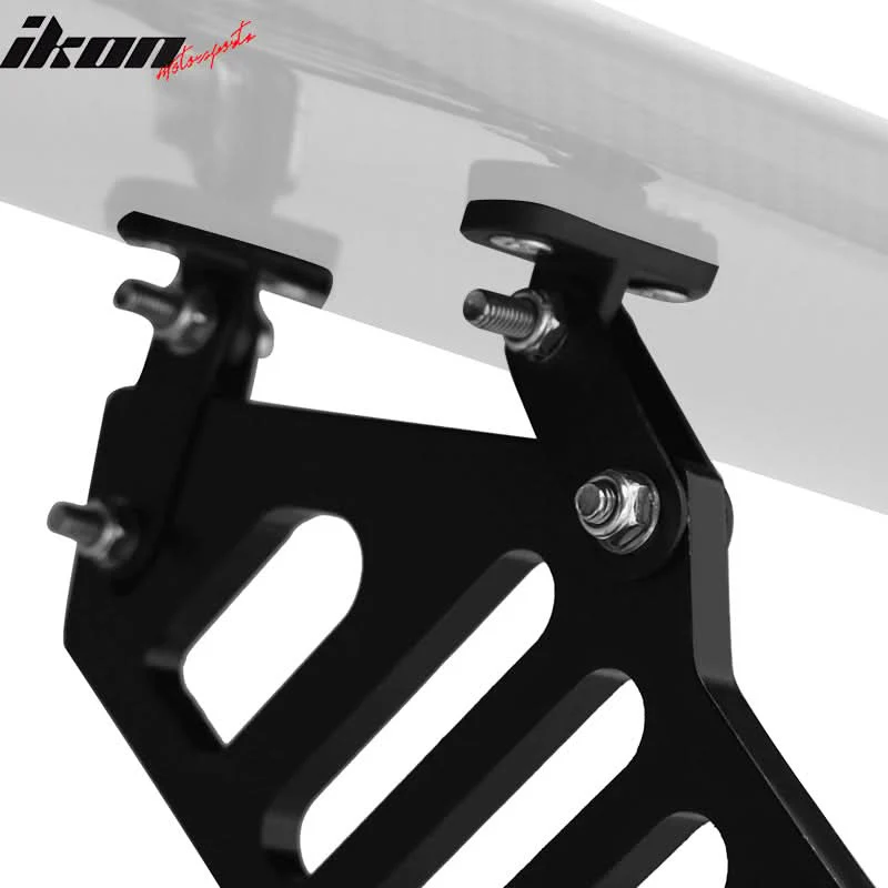 Universal Rear Trunk Spoiler Wing Legs Bracket Stand Mount Side Plate - Image 7