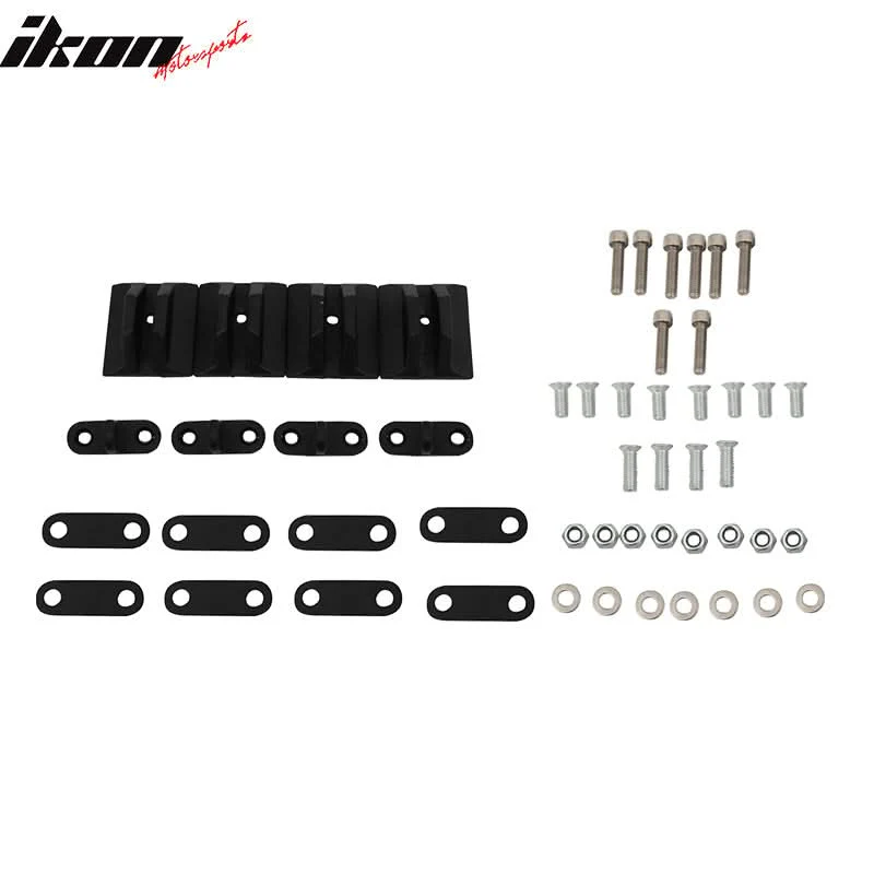 Universal Rear Trunk Spoiler Wing Legs Bracket Stand Mount Side Plate - Image 8