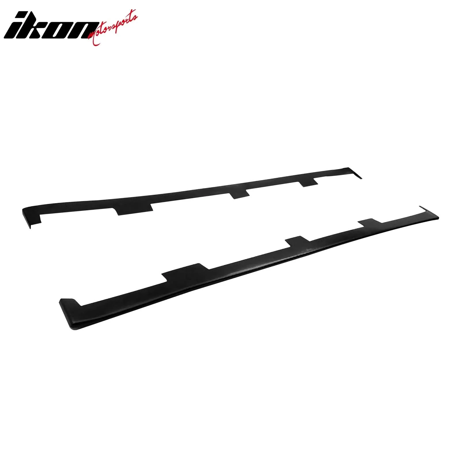 Universal Side Skirts 79" x 3" PU Black Extension Line Rocker Panel - Image 2