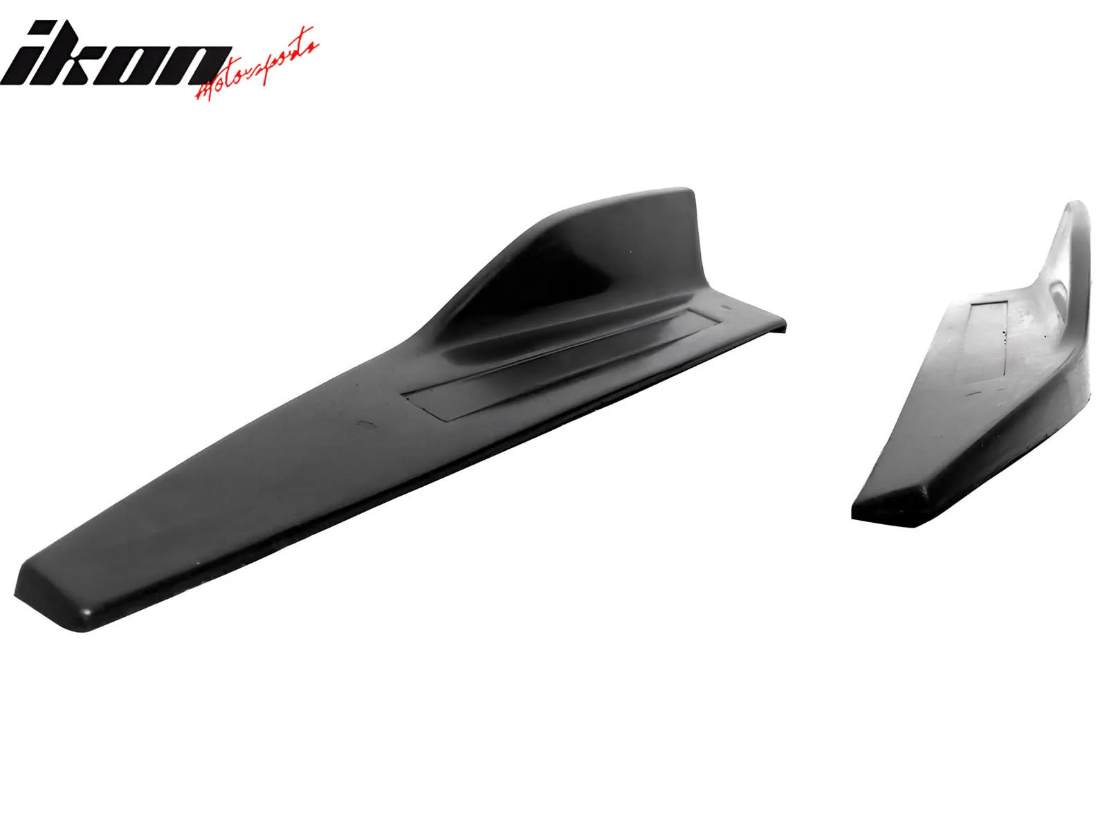 Universal Side Skirts PU ROU Style Unpainted BlackÂ Rocker Pane - Image 9