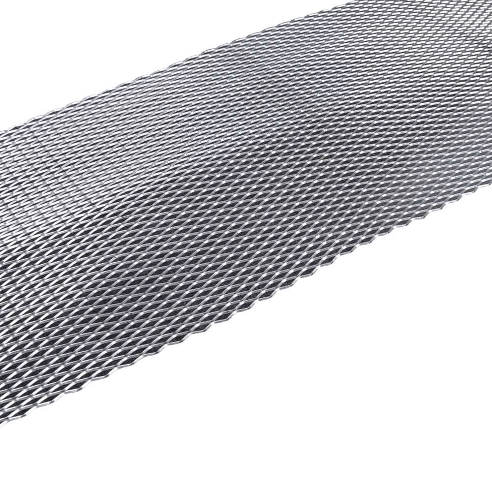 Universal Silver Grille Prismatic Mesh Diy Bumper Grill Kit - Image 3