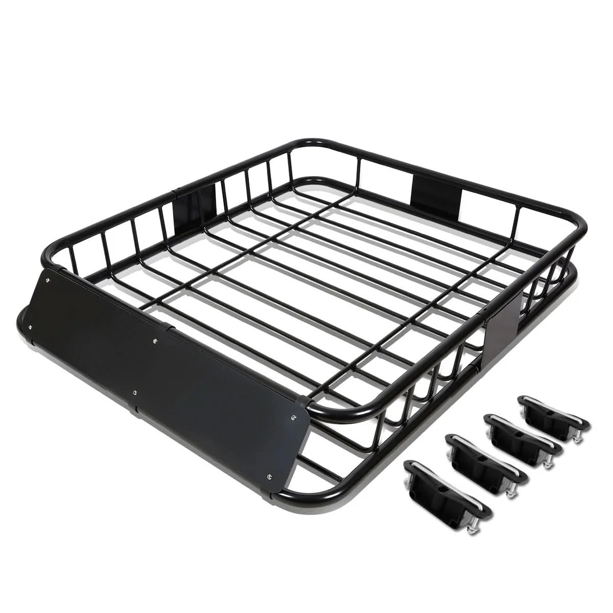 Universal Steel Roof Rack Basket 48" x 40" - Black - Image 3