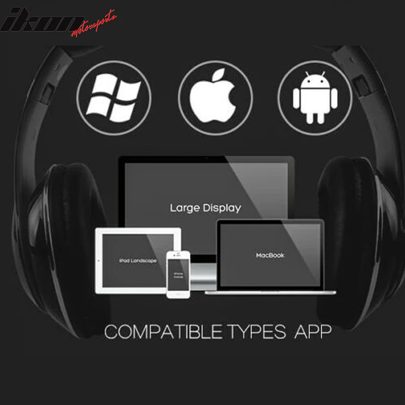 Universial White Bluetooth Wireless Headphones Sport Stereo Foldable - Image 7