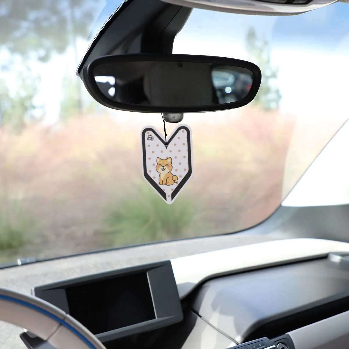 Young Leaf Shiba JDM Squash Paper Hanging Air Freshener - Image 7